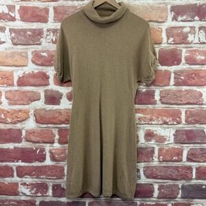 Banana Republic Sweater Dress Women's M Brown Wool Blend Casual Career Knit